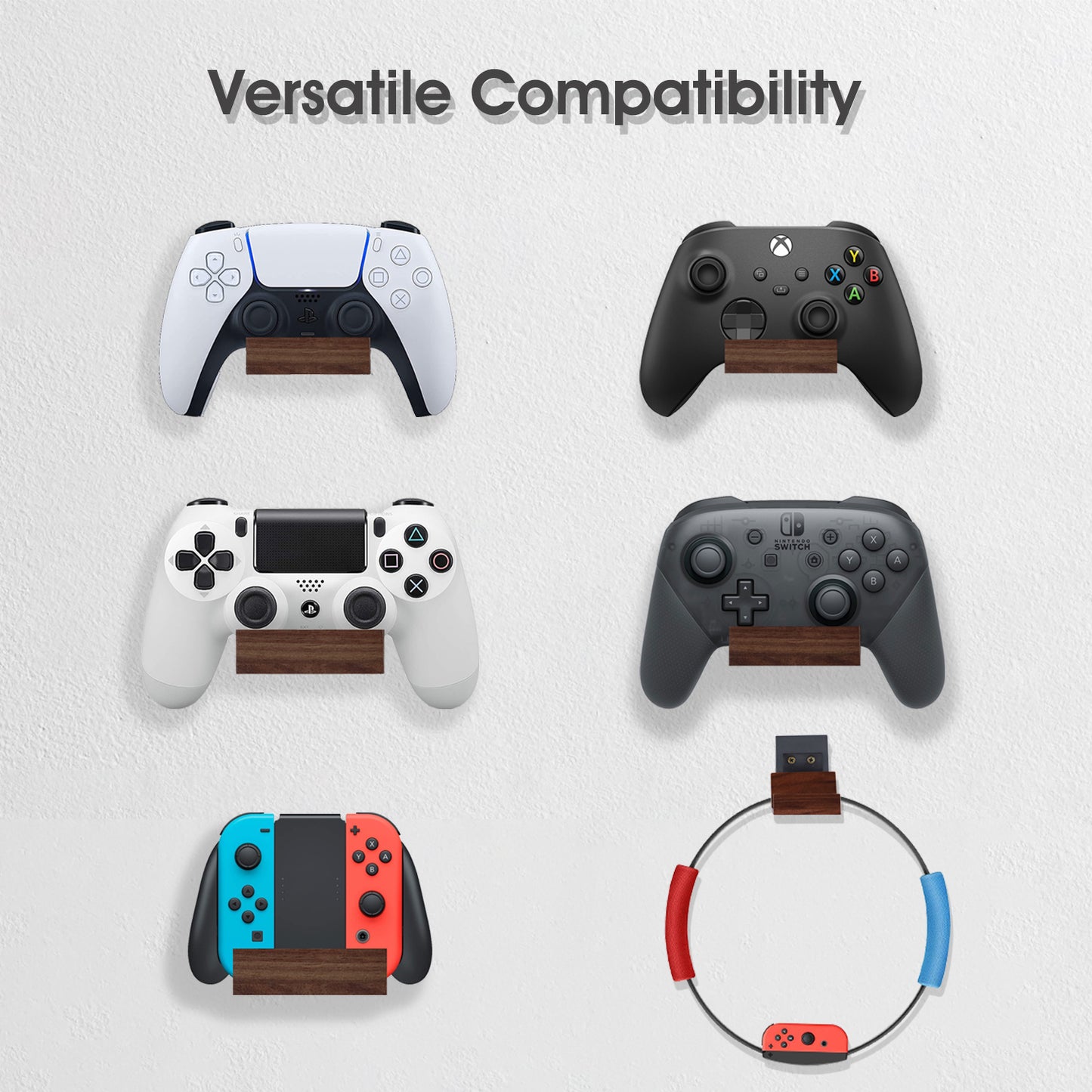 Controller Wall Mount Holder Stand for Xbox, PS5(2 Pack)