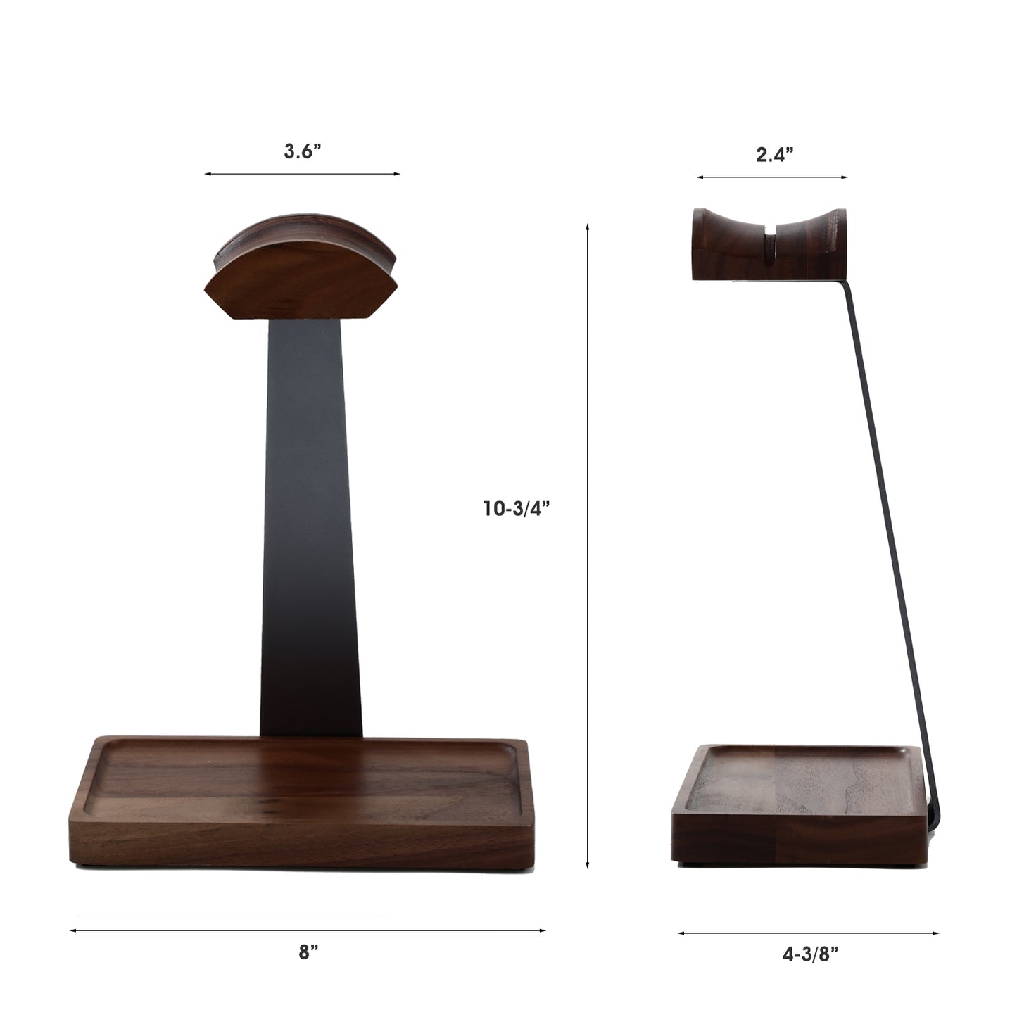 Wooden Headphone Stand for Desk